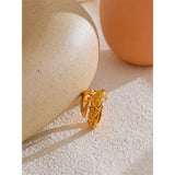 Elliot Snake Wrap Ring – Bold Textured & Water-Resistant Jewelry | Huna Jewelry