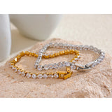 Persephone Classic Tennis Bracelet – Elegant & Timeless Design | Huna Jewelry