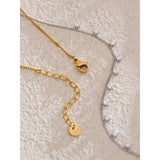 Lucy Cubic Zirconia Charm Necklace – Chic Sparkling Jewelry | Huna Jewelry