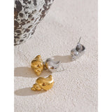 Vega Conch Stud Earrings – Unique & Stylish Sea Shell Jewelry | Huna Jewelry