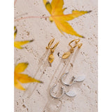 Noemi Leaf Cuff Earrings – Stylish No-Piercing Jewelry | Huna Jewelry