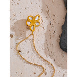 Marcella Natural Shell Flower Pendant Necklace – Elegant & Chic | Huna Jewelry