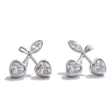 Frances Cherry Stud Earrings – Cute & Shiny Fashion Jewelry | Huna Jewelry