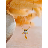 Myrna Goldfish Pendant Necklace – Cute & Dainty Charm Jewelry | Huna Jewelry
