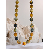 Everlee Beaded Stone Necklace – Natural, Waterproof & Elegant | Huna Jewelry