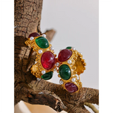 Rosa Earrings – Elegant Rose-Inspired Jewelry | Huna Jewelry