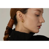 Jane Star Hoop Earrings – Small, Waterproof & Elegant Design | Huna Jewelry