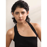 Moira Three Star Pendant Necklace – 18K Gold, Waterproof & Stylish | Huna Jewelry