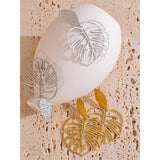 Jesse Leaf Drop Earrings – Hypoallergenic & Waterproof Jewelry | Huna Jewelry