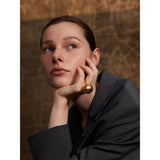 Eliana Statement Ball Ring – 26mm Adjustable & Waterproof Jewelry | Huna Jewelry