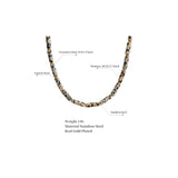 Sophia Tube Beads Necklace – Natural Stone Clavicle Jewelry Gift | Huna Jewelry