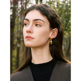 Cameron Leaf Drop Earrings – Unique Waterproof Statement Jewelry | Huna Jewelry