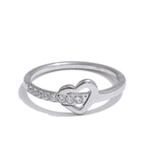 Edie Heart Ring – Dainty & Elegant Minimalist Jewelry | Huna Jewelry