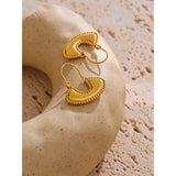 Mae Ladies Bag Shape Drop Earrings – Playful Fashion Accessory | Huna Jewelry