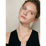 Emery Double Heart Pendant Necklace – Delicate & Elegant Jewelry | Huna Jewelry