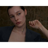 Greta Heart “Tu es aimé” Pendant Necklace – Elegant & Romantic Jewelry | Huna Jewelry