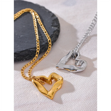 Mayana Heart Pendant Necklace – Minimalist & Modern Jewelry | Huna Jewelry