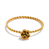 Erin Delicate Flower Ring – Waterproof & Dainty Everyday Jewelry | Huna Jewelry