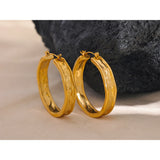 Aria Hammered Hoop Earrings – Bold Minimalist Statement Jewelry | Huna Jewelry