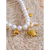 Eden Ocean Charm Pearl Necklace – Beach-Inspired Jewelry | Huna Jewelry