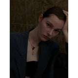 Carmen Bleeding Heart Pendant Necklace – Unique & Waterproof Jewelry | Huna Jewelry