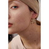 Gertrude Flower Stud Earrings – Exquisite & Trendy Jewelry | Huna Jewelry