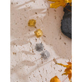 Lavender Flower Stud Earrings – Small, Water-Resistant & Elegant | Huna Jewelry