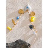 Zoey Eye Charm Pendant Necklace – Stylish Symbolic Jewelry for Women | Huna Jewelry