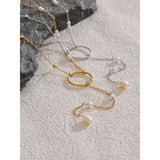 Jovie Pearl Beaded Y Necklace – Elegant & Timeless Jewelry | Huna Jewelry