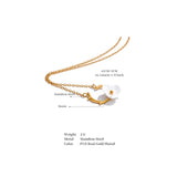 Luna Flower Pendant Necklace – Chic White Floral Jewelry for Women | Huna Jewelry
