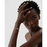 Mercy Cuban Chain Bracelet – Trendy & Chic with Cubic Zirconia | Huna Jewelry