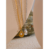 Estelle Shell & Pearl Pendant Necklace – Elegant & Timeless Jewelry | Huna Jewelry