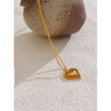 Golden Love Pendant Necklace – Timeless Gold Jewelry | Huna Jewelry