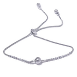 Millicent Dazzling Cubic Zirconia Bracelet – Adjustable, Dainty & Chic | Huna Jewelry