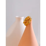 Elliot Snake Wrap Ring – Bold Textured & Water-Resistant Jewelry | Huna Jewelry
