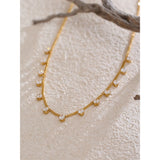 Lucy Cubic Zirconia Charm Necklace – Chic Sparkling Jewelry | Huna Jewelry