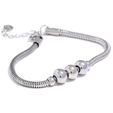 Zelda Beaded Chain Bracelet – Modern & Waterproof Everyday Jewelry | Huna Jewelry