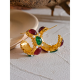 Rosa Earrings – Elegant Rose-Inspired Jewelry | Huna Jewelry