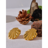 Amadi Oyster Shell Earrings – Classic & Elegant Jewelry | Huna Jewelry