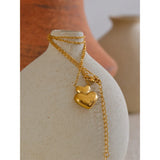 Maya Heart Pendant Necklace – Romantic Minimalist Jewelry Gift | Huna Jewelry