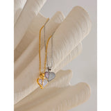 Natural Shell Heart Necklace – Elegant & Timeless | Huna Jewelry