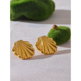 Amadi Oyster Shell Earrings – Classic & Elegant Jewelry | Huna Jewelry