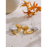 Cameron Leaf Drop Earrings – Unique Waterproof Statement Jewelry | Huna Jewelry