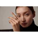 Eloise Butterfly Cuff Ring – Bold & Elegant Statement Jewelry | Huna Jewelry