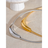 Annette 18K Gold Choker Necklace – Trendy Waterproof Jewelry | Huna Jewelry