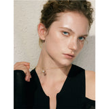 Amalia Crescent Moon Shell Pendant Necklace – Elegant & Unique | Huna Jewelry