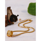 Hazel Round Pendant Necklace – Bold & Rust-Resistant Jewelry | Huna Jewelry