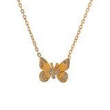 Leilani Butterfly Pendant Necklace – Chic & Water-Resistant Jewelry | Huna Jewelry