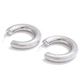 Ivanka C-Shape Hoop Earrings – Modern & Hypoallergenic Jewelry | Huna Jewelry