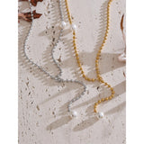 Agatha Pearl Beaded Y Necklace – Classic & Elegant Jewelry | Huna Jewelry